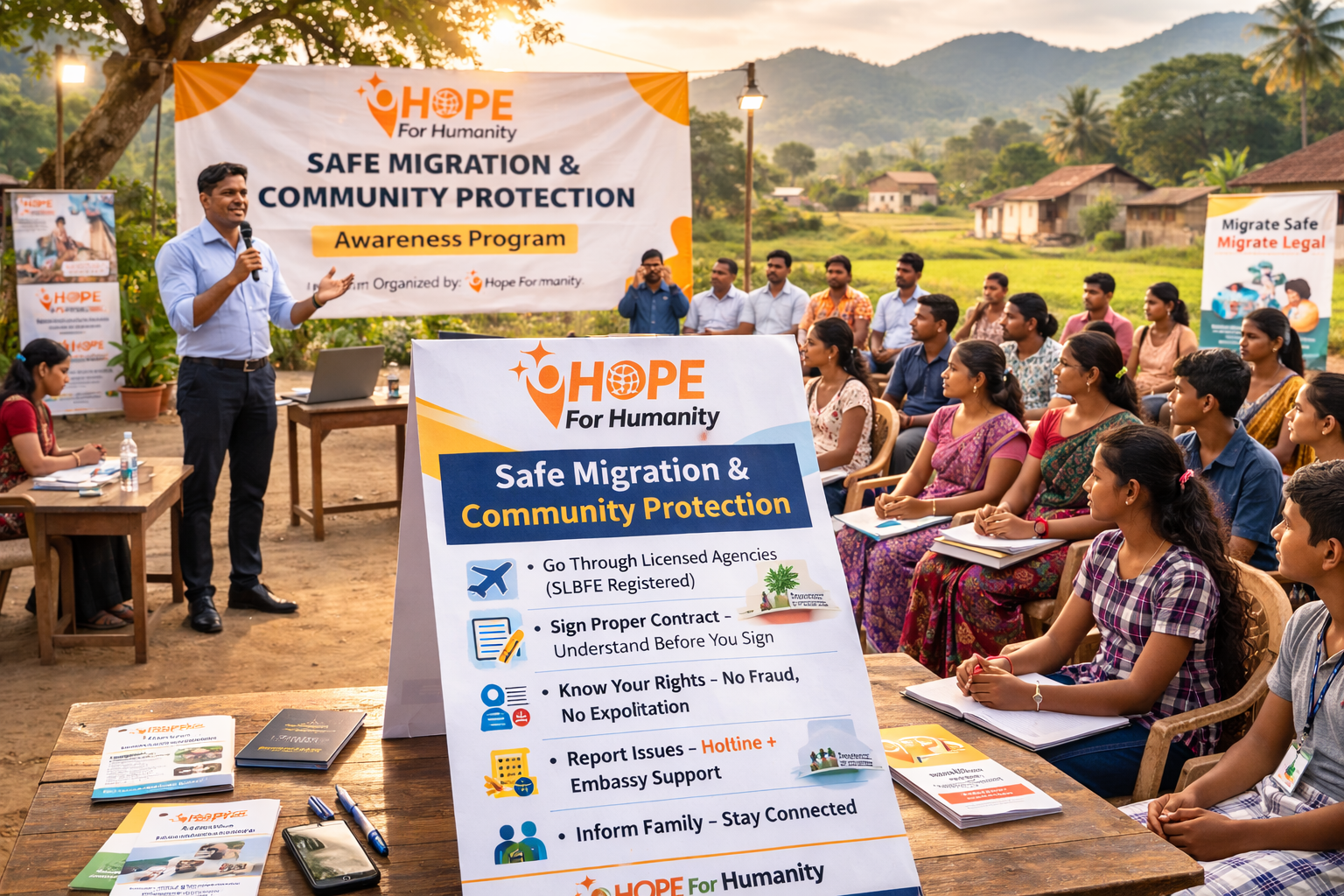 Community Awareness on Safe Migration and Community Protection